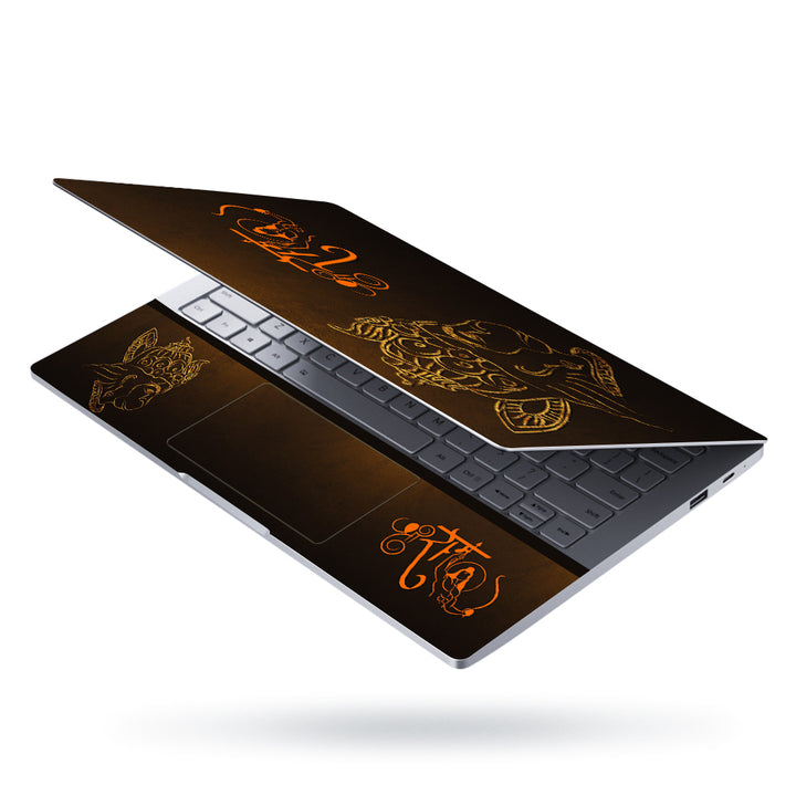 Laptop Skin - Golden Hanuman Shree Ram