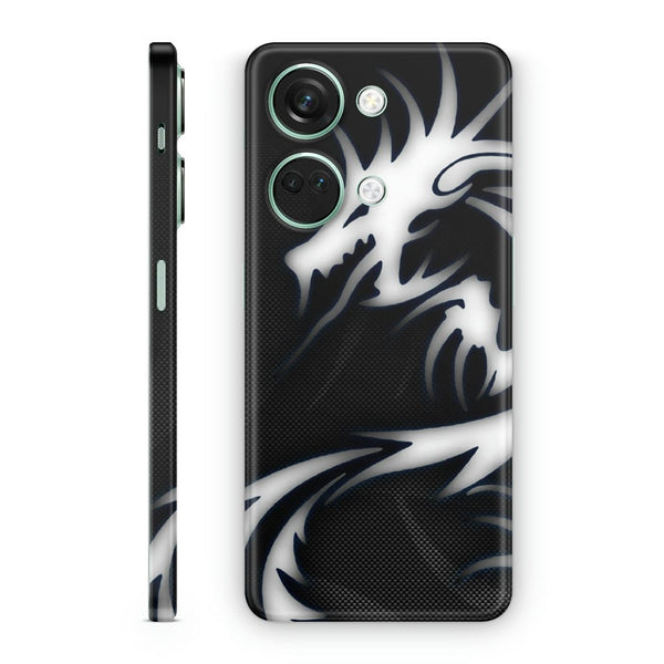 Mobile Skin Wrap - White Dragon