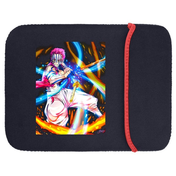 Printed Neoprene Reversible Laptop & Tablet Sleeve - Anime Legendary DS94