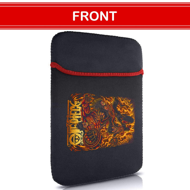 Printed Neoprene Reversible Laptop & Tablet Sleeve - Anime Legendary DS37