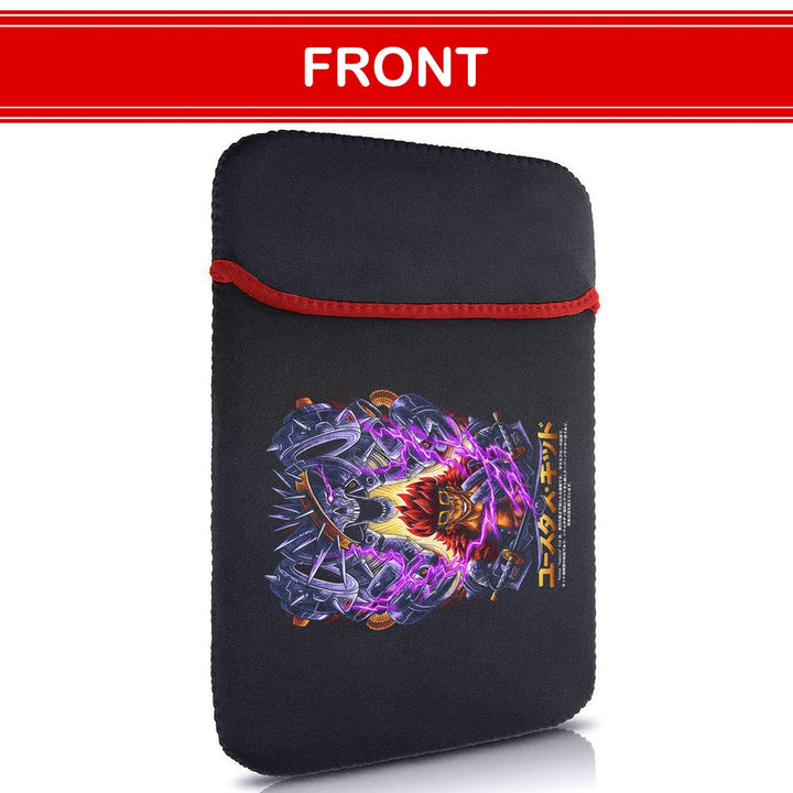 Printed Neoprene Reversible Laptop & Tablet Sleeve - Anime Legendary DS15