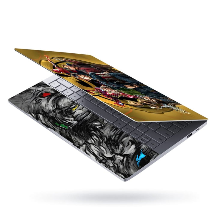 Laptop Skin - A Logo Team Golden Back