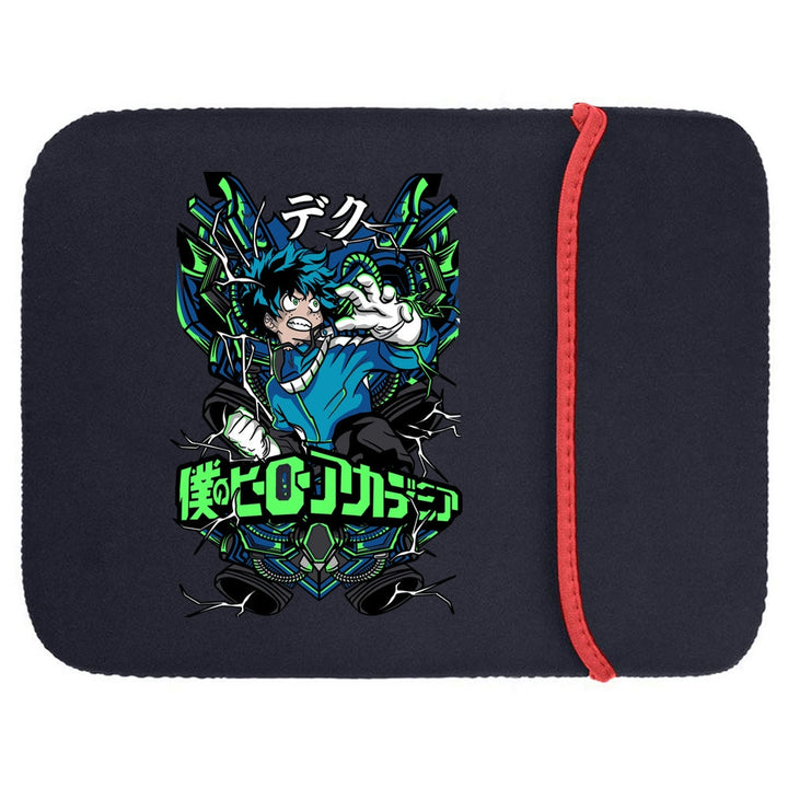 Printed Neoprene Reversible Laptop & Tablet Sleeve - Anime My Hero Academia DS18