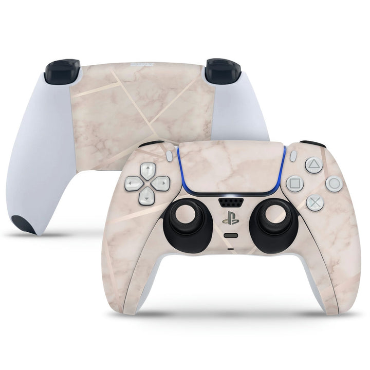 PS5 Controller Skin - Pink Rose Gold