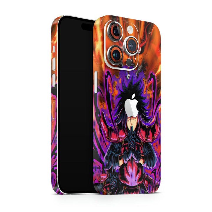 Mobile Skin Wrap - Madara Uchiha Fire Design