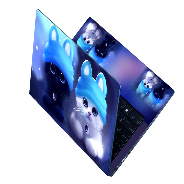 Laptop Skin - Cute Cat Design