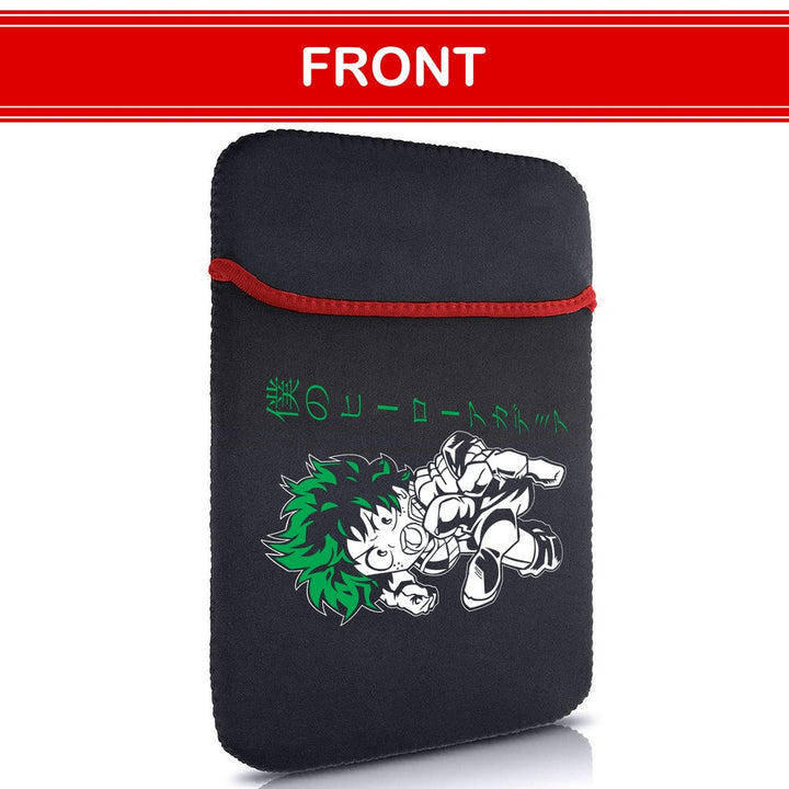 Printed Neoprene Reversible Laptop & Tablet Sleeve - Anime My Hero Academia DS02