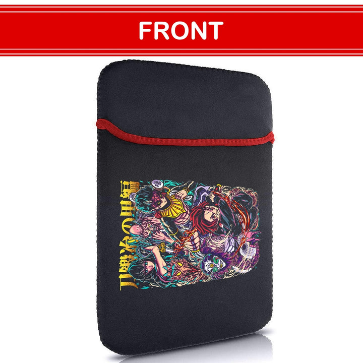 Printed Neoprene Reversible Laptop & Tablet Sleeve - Anime Legendary DS53