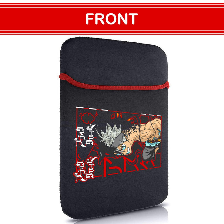 Printed Neoprene Reversible Laptop & Tablet Sleeve - Anime Legendary DS86