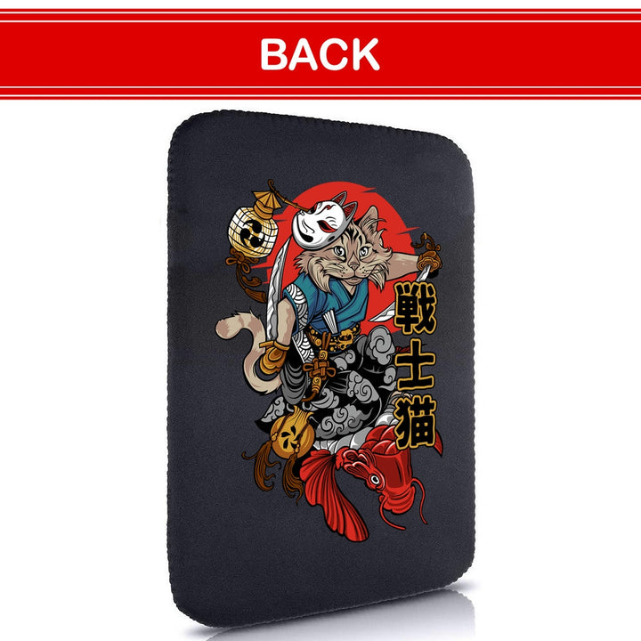 Printed Neoprene Reversible Laptop & Tablet Sleeve - Anime Action DS8