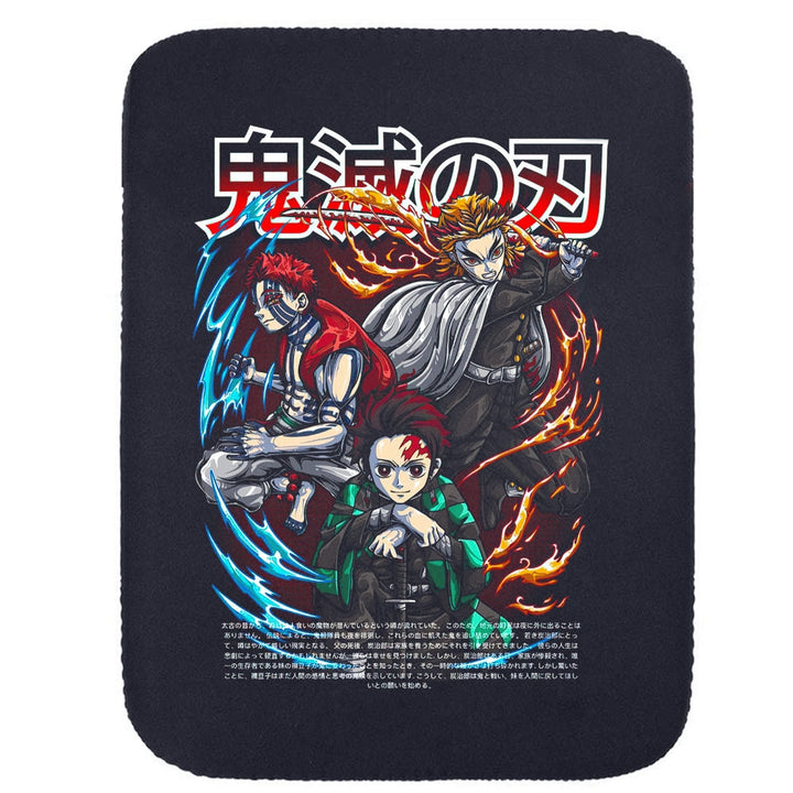 Printed Neoprene Reversible Laptop & Tablet Sleeve - Anime Legendary DS59