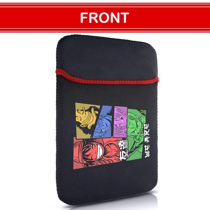 Printed Neoprene Reversible Laptop & Tablet Sleeve - Anime Legendary DS2