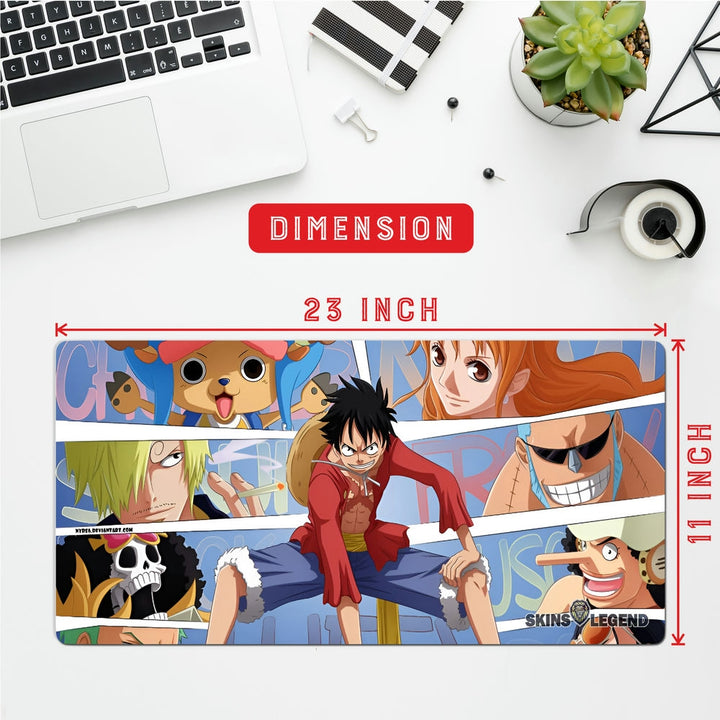 Anti-Slip Desk Mat Gaming Mouse Pad - One Piece Monkey D Luffy MDL16