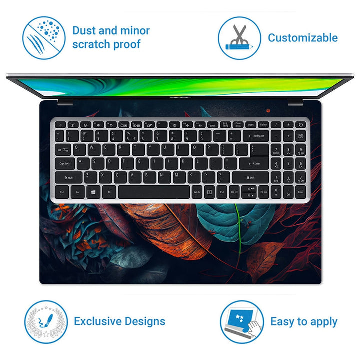 Laptop Skin - Nature Autumn Colors Leaf