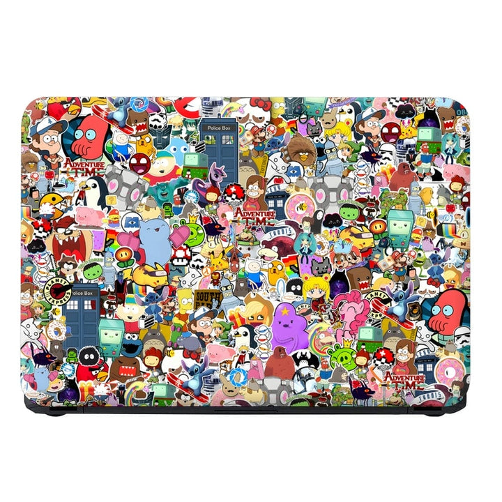 Laptop Skin - Adventure Time Sticker Bomb