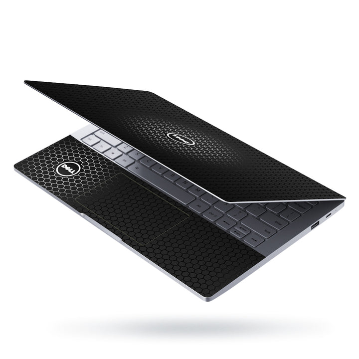 Laptop Skin - Dell Logo on Black Honeycomb