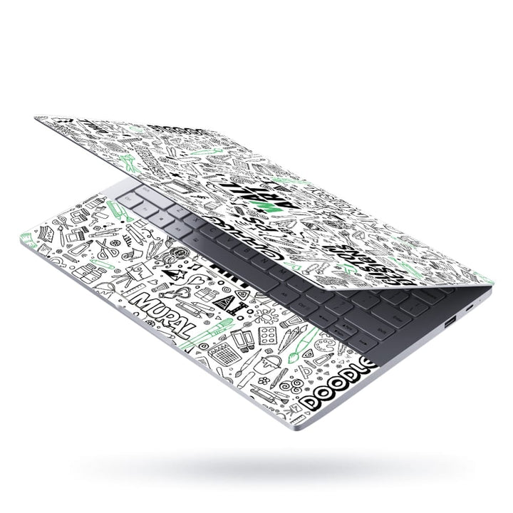 Laptop Skin - Wall Art Doodle