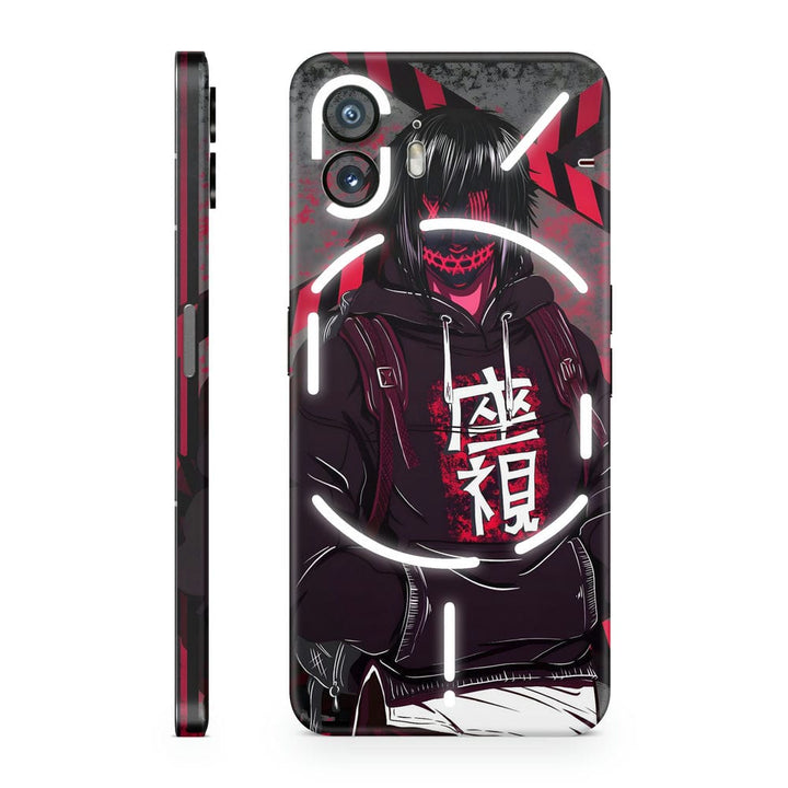 Mobile Skin Wrap - Anime Masked Guy