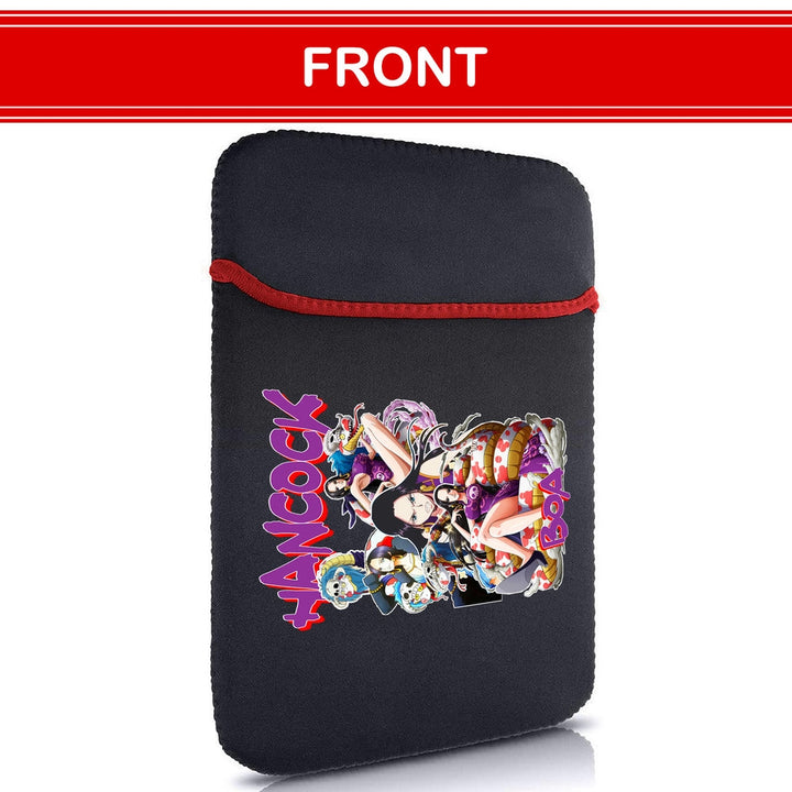 Printed Neoprene Reversible Laptop & Tablet Sleeve - One Piece Hancockboa DS2