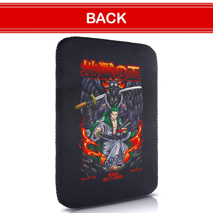 Printed Neoprene Reversible Laptop & Tablet Sleeve - Anime Legendary DS77