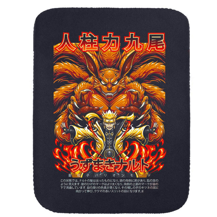 Printed Neoprene Reversible Laptop & Tablet Sleeve - Anime Legendary DS65