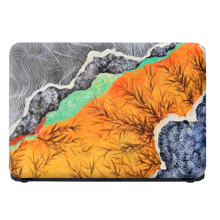 Laptop Skin - Coloufull River Side Painting