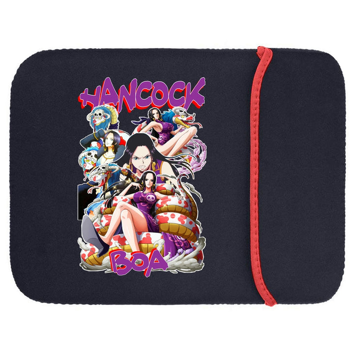 Printed Neoprene Reversible Laptop & Tablet Sleeve - One Piece Hancockboa DS2