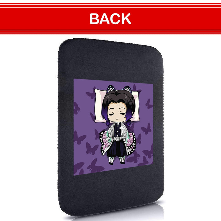 Printed Neoprene Reversible Laptop & Tablet Sleeve - Anime Cojines Demon Slayer Pillow DS03