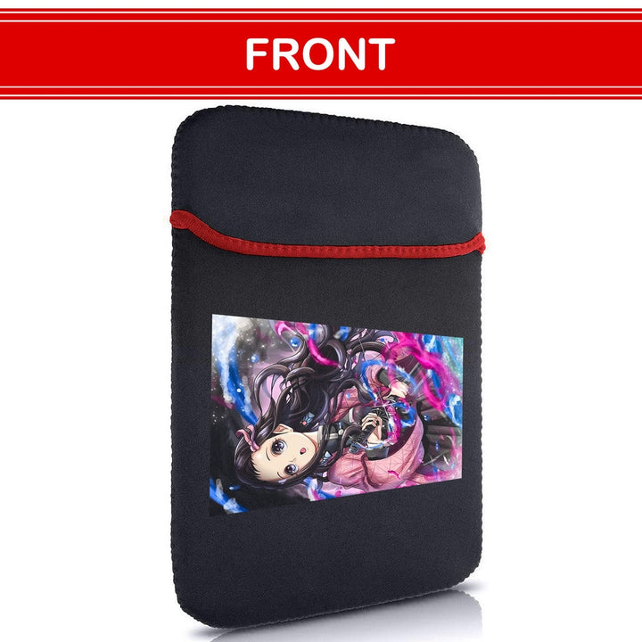 Printed Neoprene Reversible Laptop & Tablet Sleeve - Anime Legendary DS99