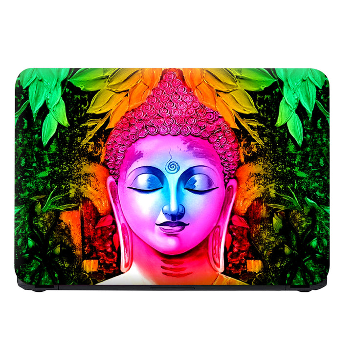 Laptop Skin - Multicolor Buddha