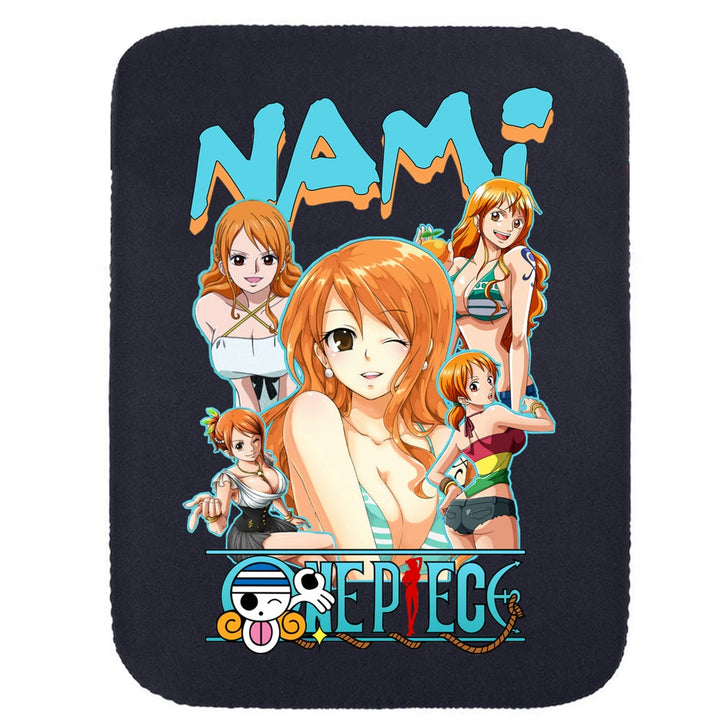 Printed Neoprene Reversible Laptop & Tablet Sleeve - One Piece Nami DS2