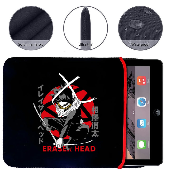 Printed Neoprene Reversible Laptop & Tablet Sleeve - Anime My Hero Academia DS15