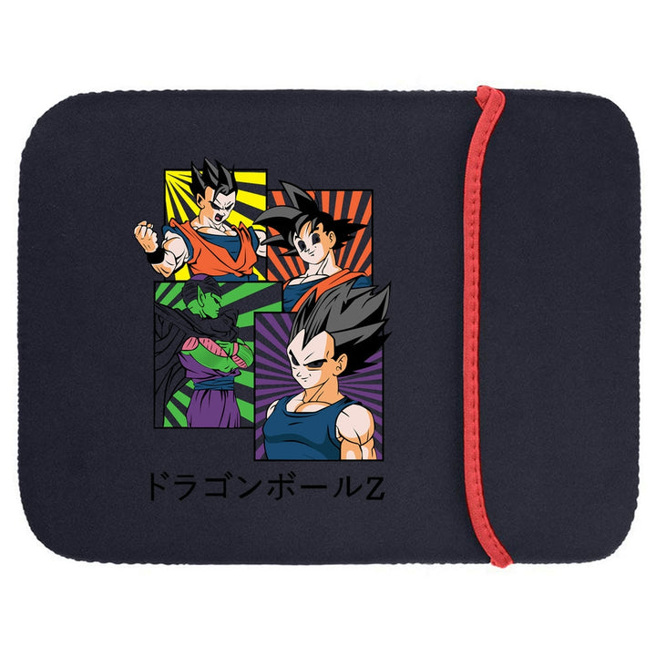 Printed Neoprene Reversible Laptop & Tablet Sleeve - Anime Dragon Ball DS22