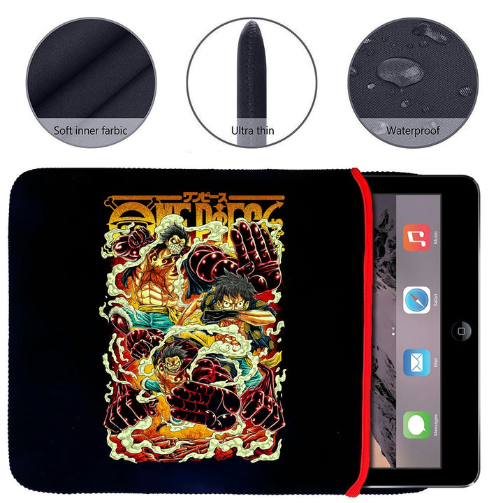 Printed Neoprene Reversible Laptop & Tablet Sleeve - Anime Legendary DS21