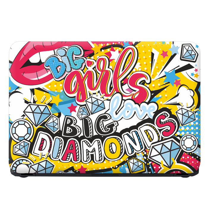 Laptop Skin - Big Girls Big Diamonds