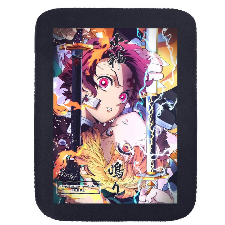 Printed Neoprene Reversible Laptop & Tablet Sleeve - Anime Legendary DS102