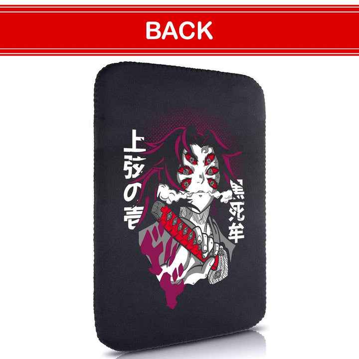 Printed Neoprene Reversible Laptop & Tablet Sleeve - Anime Kokoshibo