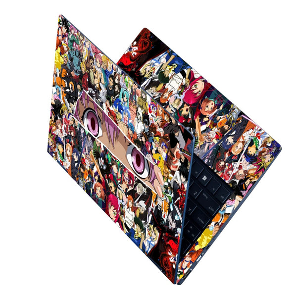 Laptop Skin - Anime Crossover