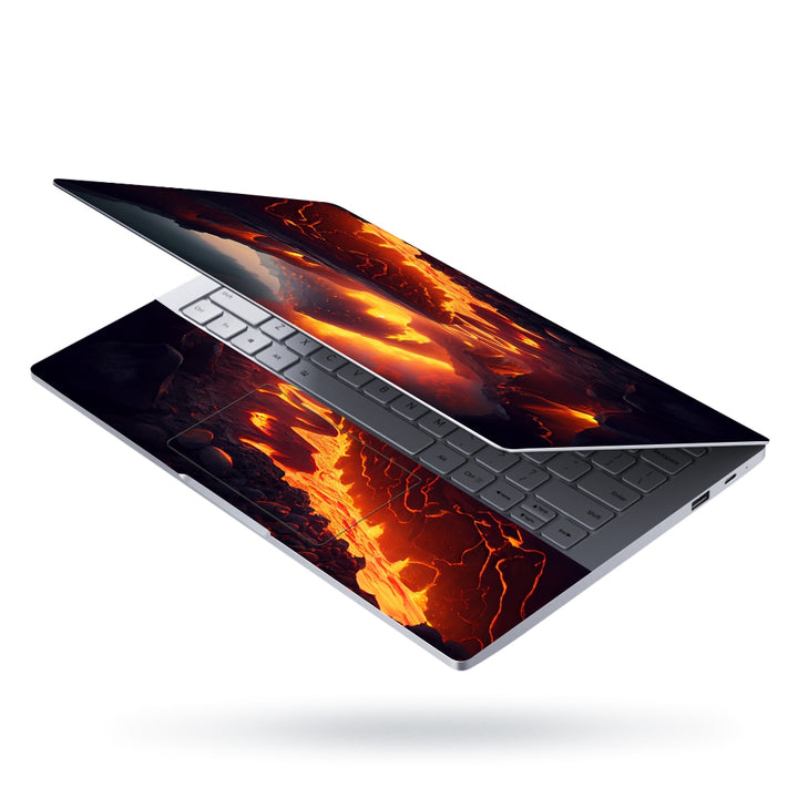 Laptop Skin - Nature Fiery Sunset Ignites Mountain