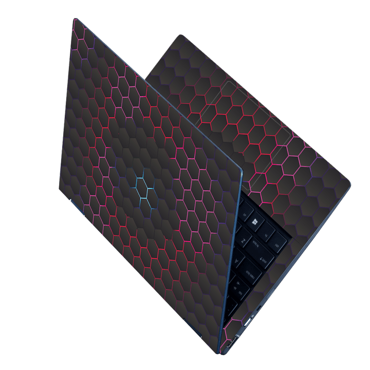 Laptop Skin - Technological Honeycomb Background