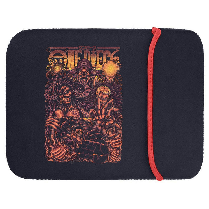 Printed Neoprene Reversible Laptop & Tablet Sleeve - Anime Legendary DS13