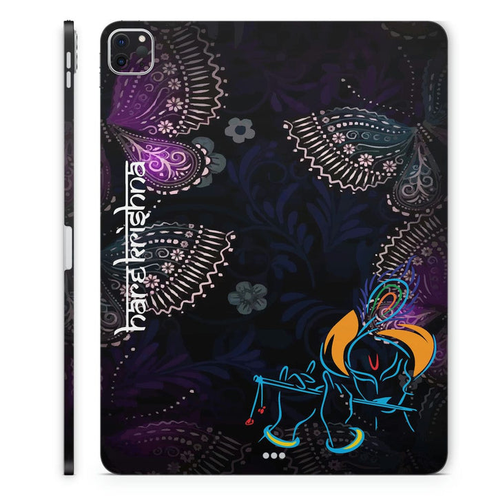 Tablet Skin Wrap - Hare Krishna Butterfly