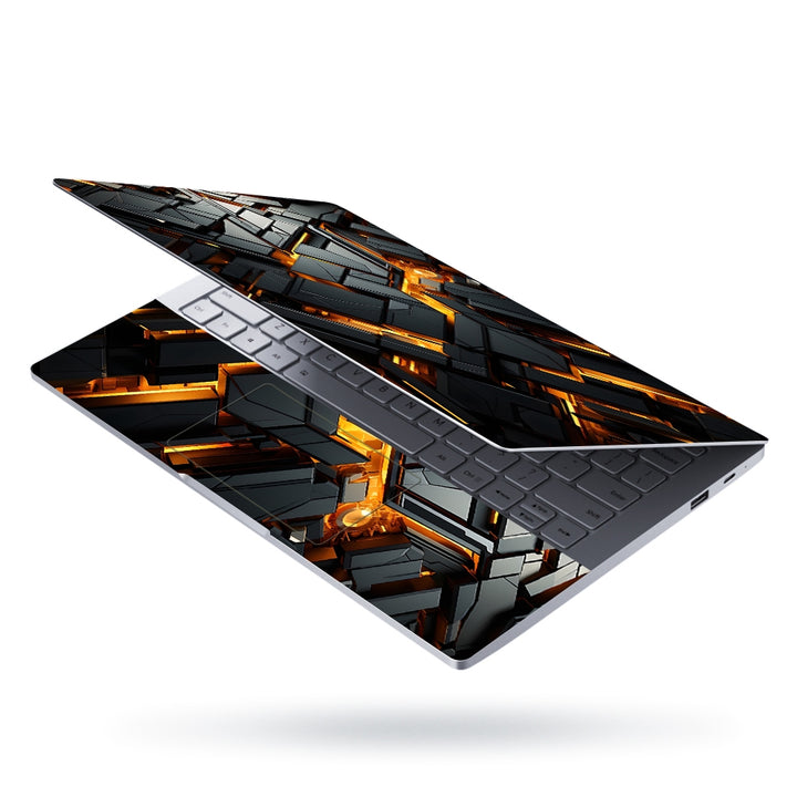 Laptop Skin - 3D Abstract Gaming Split Back