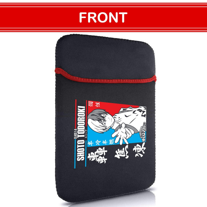 Printed Neoprene Reversible Laptop & Tablet Sleeve - Anime My Hero Academia DS09