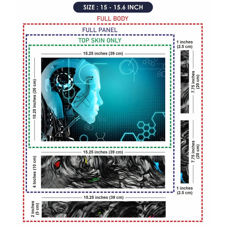 Laptop Skin - Artificial Intelligence Side Face