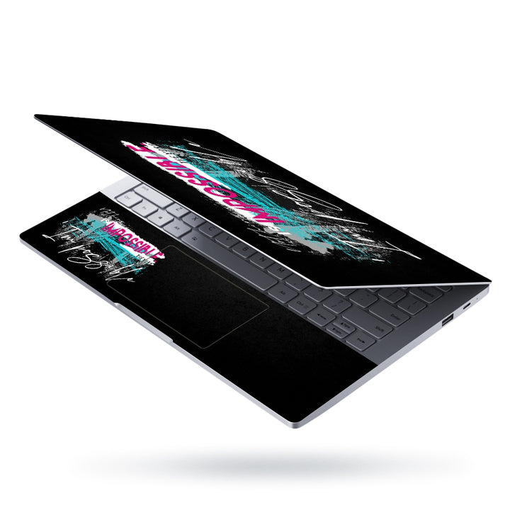 Laptop Skin - The Word Itself Impossible