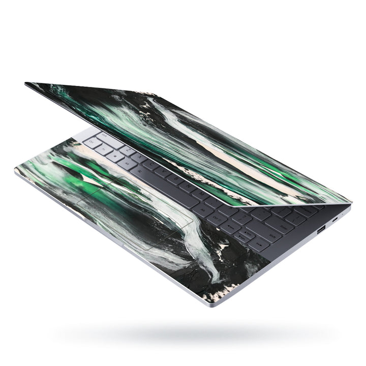 Laptop Skin - Green Black Stroke