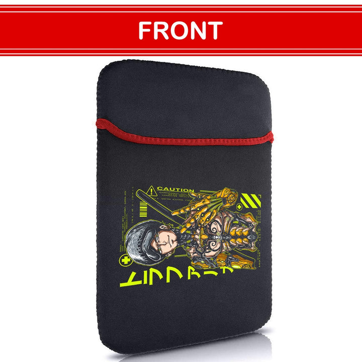 Printed Neoprene Reversible Laptop & Tablet Sleeve - Anime One Piece Trilogy (2)