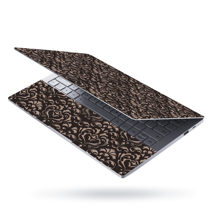 Laptop Skin - Brown Shaded Floral