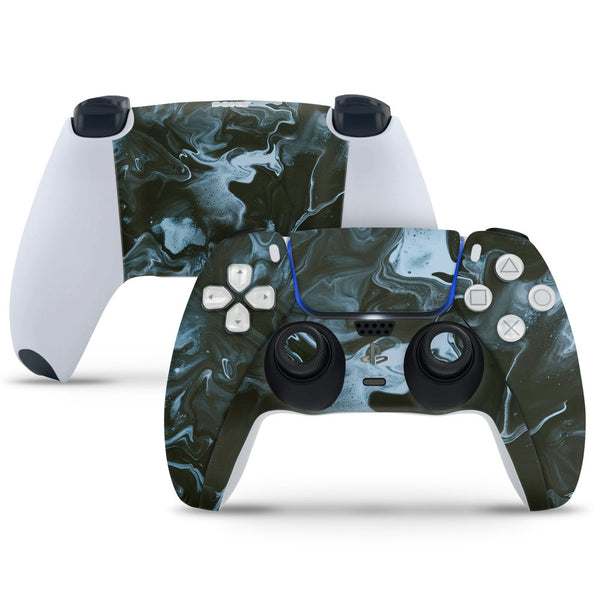 PS5 Controller Skin - Sky Black Color Stroke